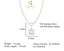 CLARA 925 Sterling Silver Rhodium Plated Round Pendant Earring Necklace Set with Chain Gift for Women and Girls