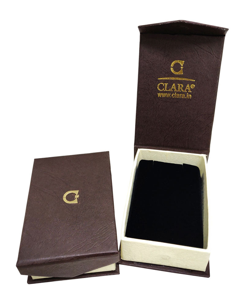 CLARA Anti-Tarnish 92.5 Sterling Silver Box Bracelet 8 inch 17 gm Gift for Men & Boys