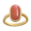 Ceylon Gems Italian Coral Moonga 9.3cts or 10.25ratti stone Elegant Panchdhatu Ring