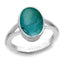 Ceylon Gems Turquoise Firoza 7.5cts or 8.25ratti stone Zoya Silver Ring