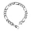 Silver Figaro Bracelet 8.5 inches