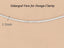Clara Anti-Tarnish 92.5 Sterling Silver Silk Chain Necklace in 16 18 24 inches for Women & Girls