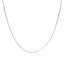 Clara Anti-Tarnish 92.5 Sterling Silver Silk Chain Necklace in 16 18 24 inches for Women & Girls