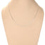 Clara Anti-Tarnish 92.5 Sterling Silver Box Chain Necklace in 16 18 24 inches for Women & Girls