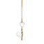 CLARA 925 Sterling Silver Pearl Lotus Pendant With Chain Necklace | Gold Rhodium Plated | Gift for Women & Girls