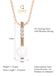 CLARA 925 Sterling Silver Pearl Rose Pendant With Chain Necklace | Rose Gold Rhodium Plated, Swiss Zirconia | Gift for Women & Girls