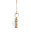 CLARA 925 Sterling Silver Real Pearl Knot Pendant With Chain Necklace | Gold Rhodium Plated, Swiss Zirconia | Gift for Women & Girls