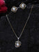CLARA 925 Sterling Silver Real Pearl Knot Pendant Earring Chain Jewellery Set | Gold Rhodium Plated | Gift for Women & Girls