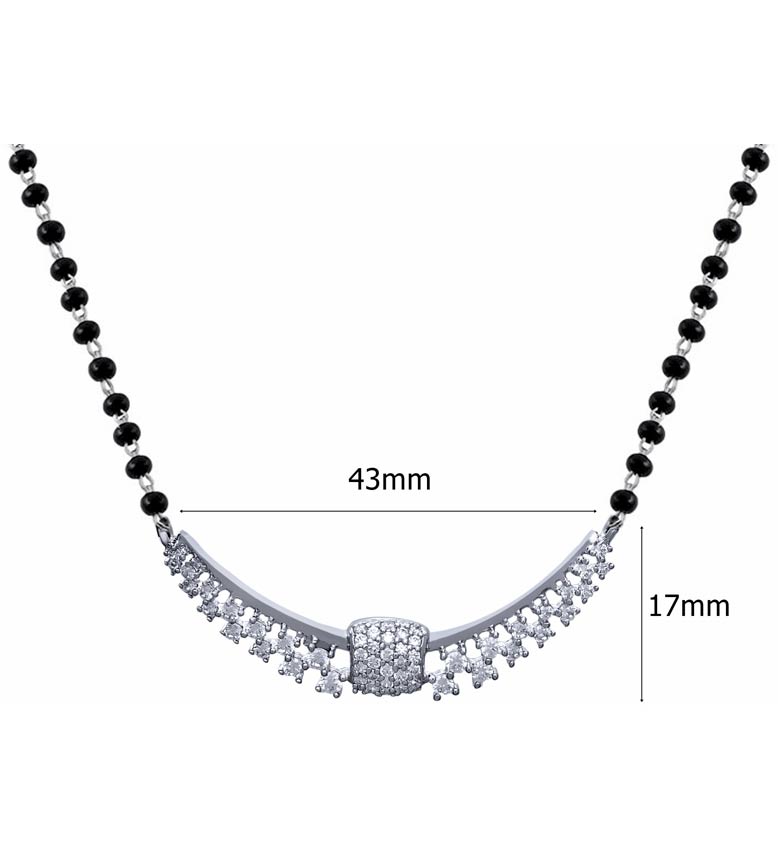 Sterling Silver Mangalsutra Set