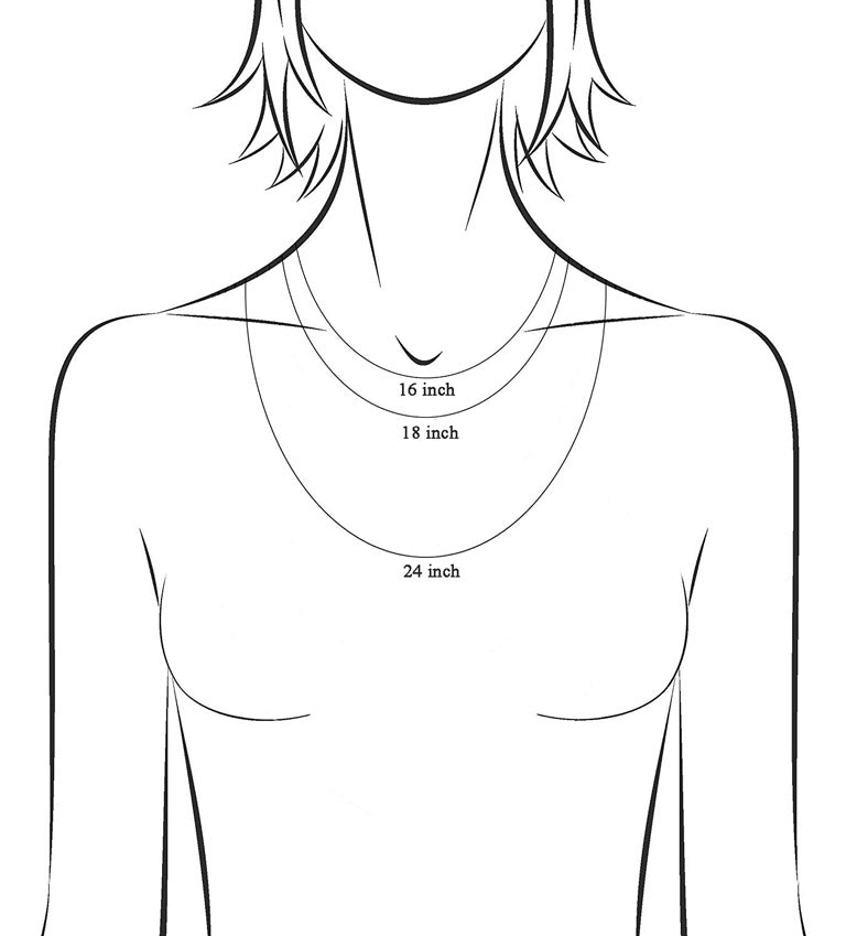 Clara Anti-Tarnish 92.5 Sterling Silver Box Chain Necklace in 16 18 24 inches for Women & Girls