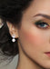 Clara 92.5 Sterling Silver Swiss Zirconia Pearl Earrings Gift for Women and Girls