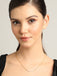 CLARA 925 Sterling Silver Pearl Charm Necklace Chain