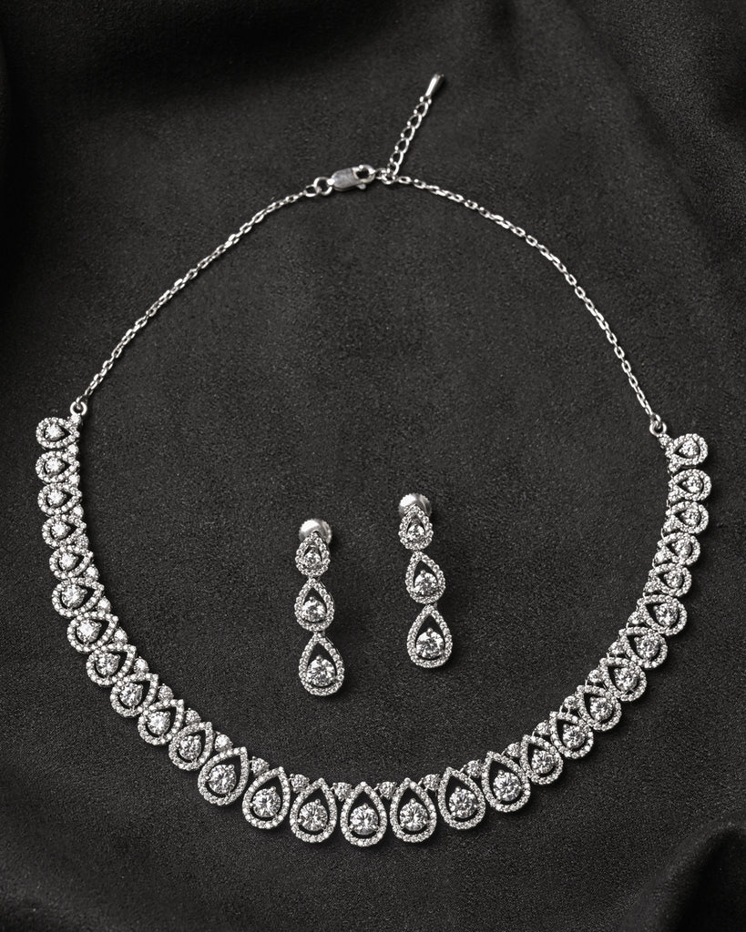 Clara 925 Sterling Silver Classic Necklace