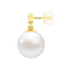 Clara 92.5 Sterling Silver Gold Plated Pearl Earrings Gift for Women and Girls