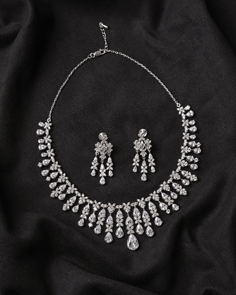 Clara 925 Sterling Silver Queen'S Necklace