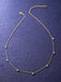 CLARA 925 Sterling Silver Blue Topaz Star Charm Minimal Necklace Chain
