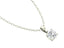 CLARA 925 Sterling Silver Rhodium Plated Round Pendant with Chain Gift for Women & Girls