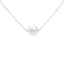 Clara 92.5 Sterling Silver Designer Real Pearl Pendant with Chain Gift for Women and Girls