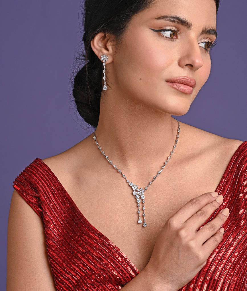 Clara 925 Sterling Silver Anaya Necklace