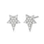 CLARA 925 Sterling Silver Star Studs Earrings  