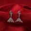 Silver Tashi Jhumki Earrings