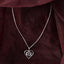 Silver Atiya Heart Pendant Chain Necklace