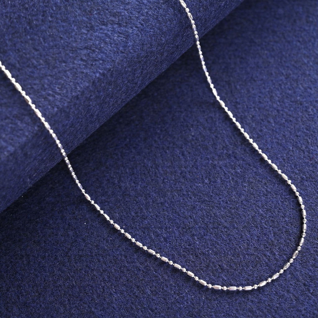 Silver Designer Chain in 18 inches