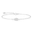 Silver Foglia Leaf Bracelet
