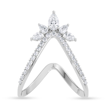 Silver Vanki Tiara Ring