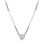 Silver Shanvika Heart Solitaire Mangalsutra
