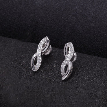 Silver Twist Earring