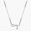 Silver Twisted Infinity Mangalsutra