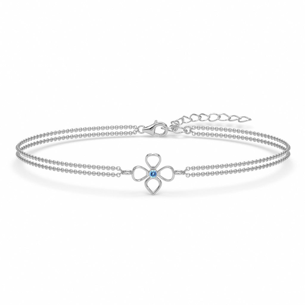 Silver Enea Double Chain Bracelet