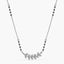 Silver Rimsha Leafy Mangalsutra