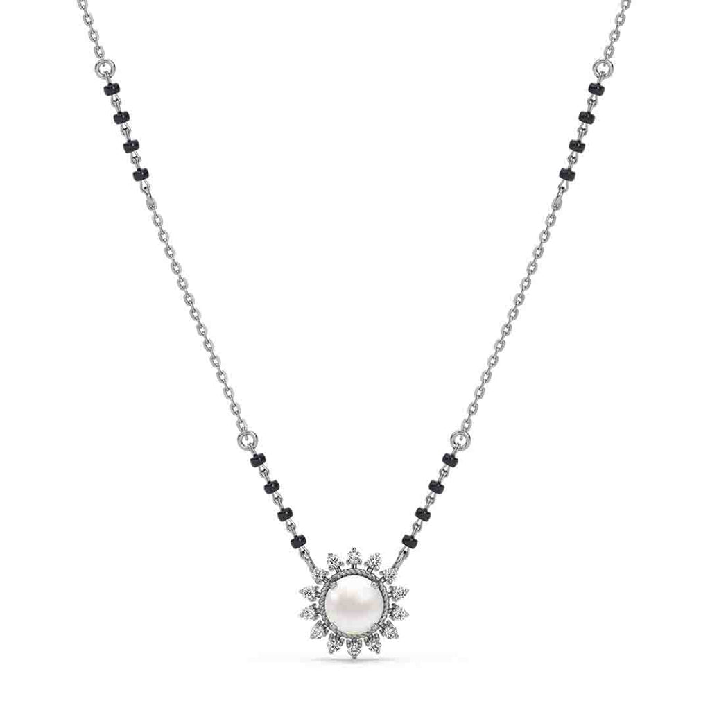 Silver Naisha Pearl Mangalsutra