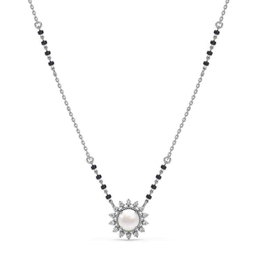 Silver Naisha Pearl Mangalsutra