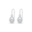 Silver Luna Drop Earrings