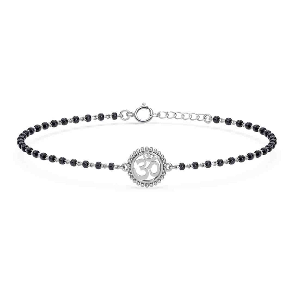 Silver Baby Nazariya Kids Om Bracelet