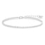 Silver Slim Tennis 2mm Bracelet