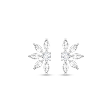 Silver Imelda Stud Earrings