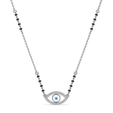 Silver  Evil Eye Mangalsutra
