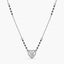Silver Shanvika Heart Solitaire Mangalsutra