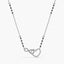 Silver Infinity Heart Mangalsutra