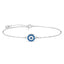 Silver Verona Evil Eye Bracelet