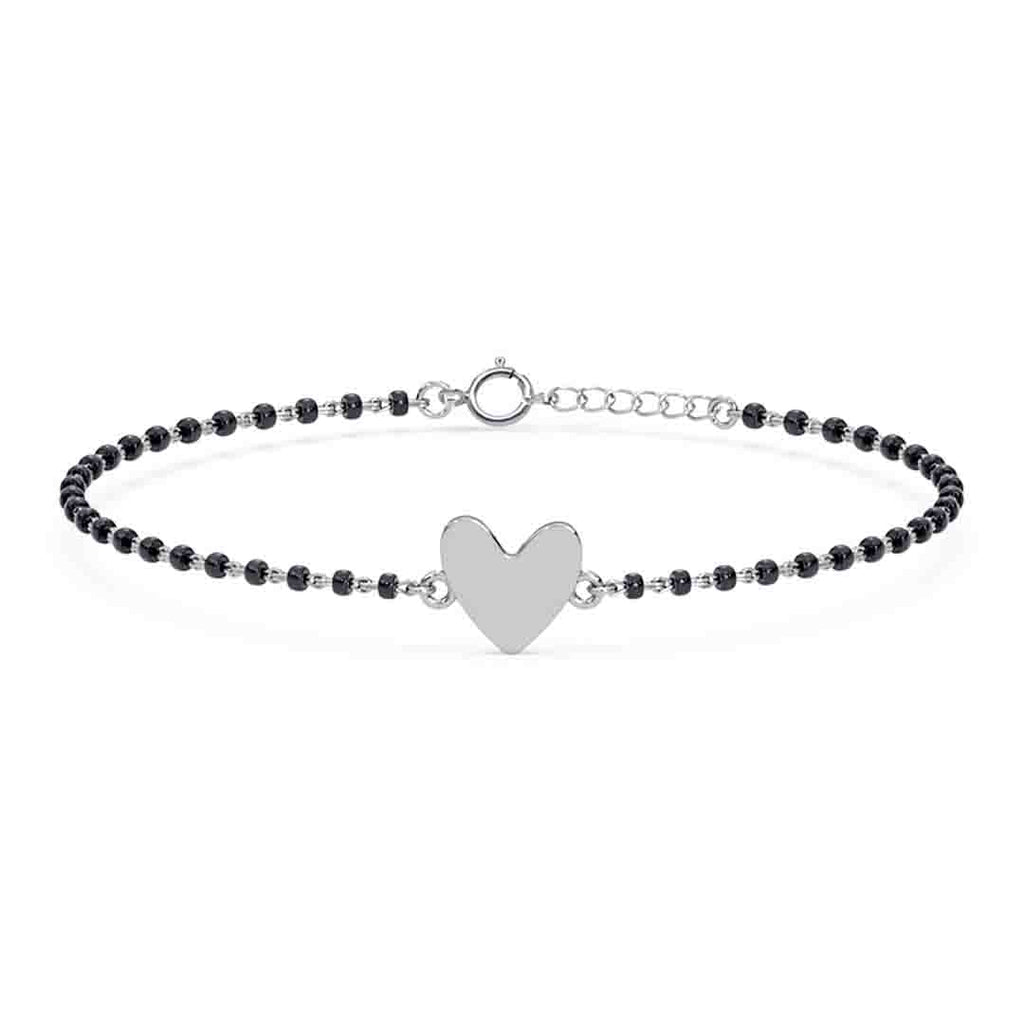 Silver Baby Nazariya Kids Heart Bracelet