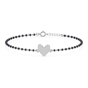 Silver Baby Nazariya Kids Heart Bracelet