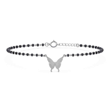 Silver Baby Nazariya Kids Butterfly Bracelet