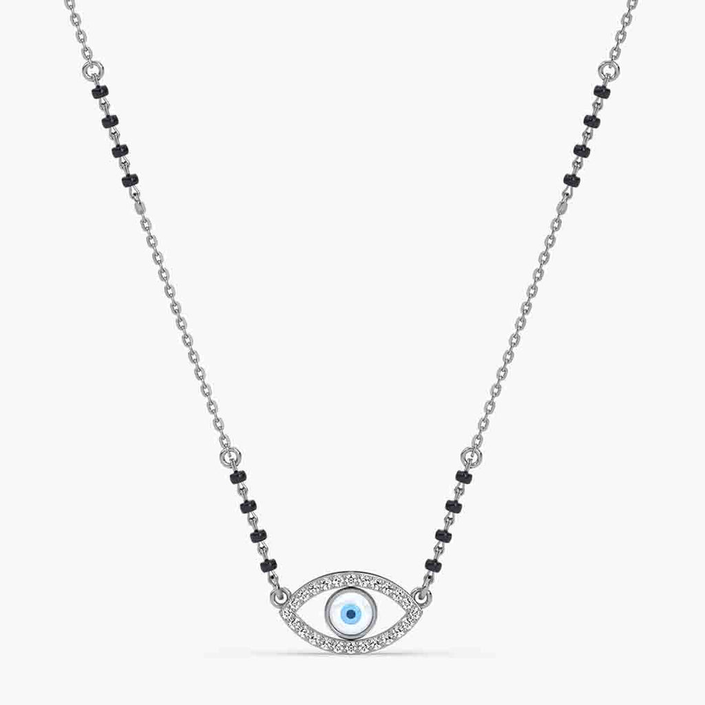 Silver  Evil Eye Mangalsutra