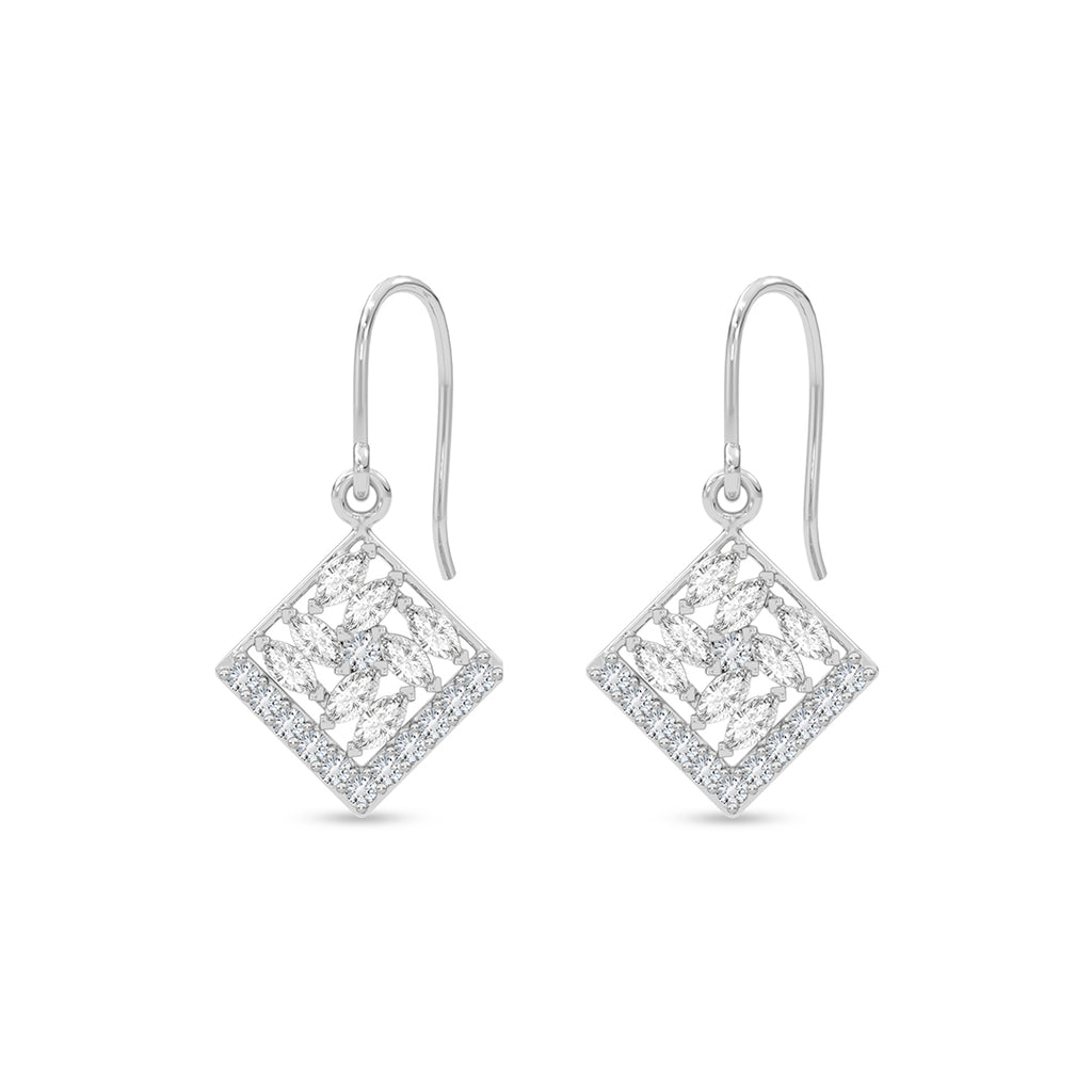 Silver Noemi Drop Earrings