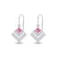 Silver Rosabella Drop Earrings